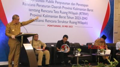 Gubernur Sutarmidji buka Konsultasi Publik Penyusunan dan Penetapan Raperda RT/RW Provinsi Kalbar