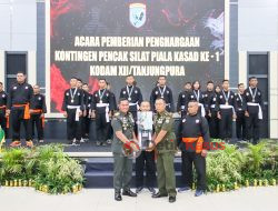 Sabet Juara Kedua, Pangdam XII/Tpr Apresiasi Kontingen Pencak Silat Piala Kasad