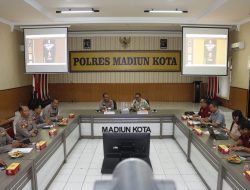 Kapolres Madiun Kota Pimpin Rakor Pengamanan 1 St Anniversary Pajero Indonesia Bersatu