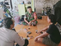 Sinergitas TNI-POLRI, Bhabinkamtibmas dan Babinsa sambangi Tokoh Pemuda