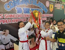 Team Putri Polres Madiun Kota Raih Juara Pertama Piala Kapolda Jatim Cup 2023