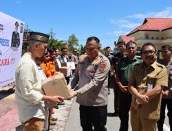 Sekdakab Humbahas Drs Tonny Sihombing ikuti Kegiatan Bulan Bakti Polri Presisi