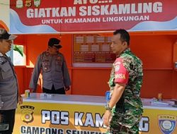 TNI-Polri Bersinergi Bangun Pos Kamling Di Darul Ihsan