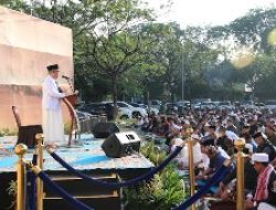 Gubernur Sutarmidji Laksanakan Shalat IED Terakhir Di Akhir Masa Jabatannya