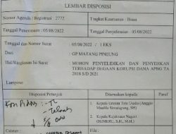 LAKI : Dorong Percepatan Proses Dugaan Korupsi Dana Desa Matang Pineng Di Kabupaten Aceh timur