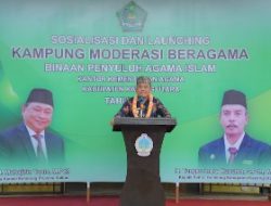 Hadiri Launching Kampung Moderasi Beragama di Desa Rantau Panjang, Wabup Effendi Harap Kayong Utara Dapat Menjadi Contoh