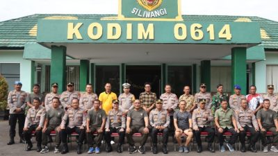 Kapolres Ciko kunjungi Makodim 0614/Kota Cirebon