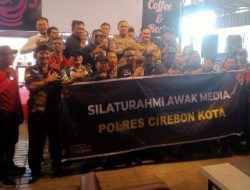 Suasana Keakraban Warnai Silaturahmi Kapolres Cirebon Kota dengan Para Awak Media