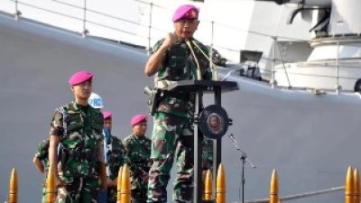 Komandan Pasmar 2 Dampingi Wadan Kormar Periksa Kesiapan Personel dan Materiel Latgab TNI 2023