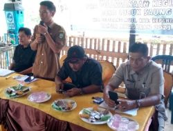 Pemdes Lubuk Saung adakan Pra Pelaksanaan Kegiatan di TA 2023