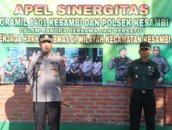 Wujudkan Sinergitas dan Soliditas, Polres Cirebon Kota gelar Apel Bersama TNI