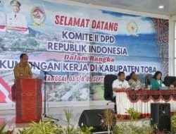 Bupati Dosmar Banjarnahor sambut Kunker 17 Anggota DPD RI ke Food Estate Humbang Hasundutan