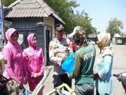 Peringati Maulid Nabi Muhammad SAW 1445 H.Polsek KPC distribusi kan Bansos