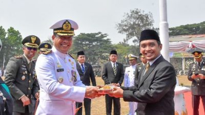 Dankolatmar Pimpin Upacara HUT Ke 78 TNI Tahun 2023