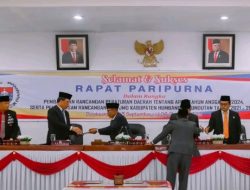 Bupati Dosmar Banjarnahor, Apresiasi DPRD Humbahas Setujui RAPBD TA 2024 dan Perubahan RPJMD 2021-2026