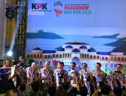 Bupati Humbahas hadiri Roadshow Bus KPK 2023 di Medan