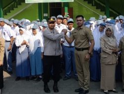 Pesan Kapolsek Weleri Saat Menjadi Inspektur Upacara di SMA NU 03 Muslimin Weleri