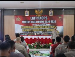 Polresta Cirebon Laksanakan Latpraops Operasi Mantap Brata Lodaya 2023 – 2024