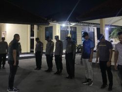 Ciptakan Kondusifitas,Ops Mantap Brata 2023, Polsek Seltim Polres Cirebon kota gelar apel KRYD