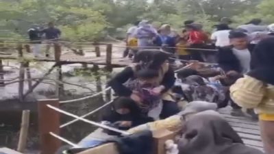 Jembatan Mangrove Ambruk, Apri Tegaskan Luar dari CSR Bukan dari PUPR