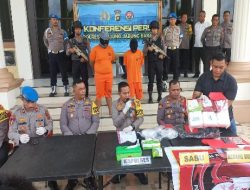 Tiga Kilogram Sabu, 2 Orang Tersangka Diamankan Polres Tanjab Barat