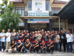 Forum Pewarta Pacitan Ngopi Barang Bersama Kapolres Baru AKBP Agung Nugroho