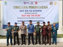 Kapolres Cirebon Kota Ikuti Upacara Peringatan HUT KORPRI Ke-52 dan HUT PGRI ke-78 Tingkat Kota Cirebon