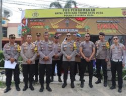 Wakapolres Ciko Cek Kesiapan Pospam dan Posyan Wilkum Polres Cirebon Kota