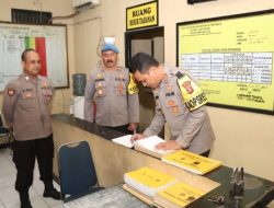 Kapolres Cirebon Kota Cek Kesiapsiagaan Personil Jaga Tahanan