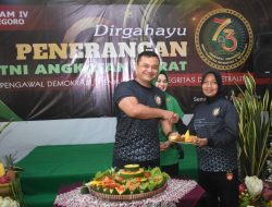 HUT ke-73 Penerangan TNI AD, Kapendam IV/Diponegoro : TNI Memegang Teguh Netralitas dan Menjadi Pengawal Demokrasi