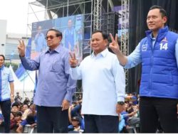 AHY & SBY Dampingi Prabowo Subianto Bersama Partai Demokrat Kampanye di Kota Malang