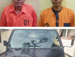 Terlibat Pencurian Mobil Pick Up di Pringsewu, Dua Warga Lampung Tengah Ditangkap Polisi