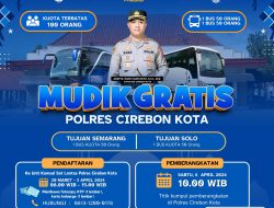 Polres Cirebon Kota Gelar Mudik Gratis Tujuan Semarang dan Solo