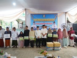 Safari Ramadan di Ambarawa, Marindo Serahkan Bantuan