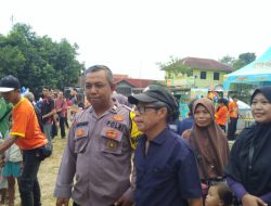 Pantau lomba masak ramadhan 1445H , Bhabinkamtibmas Harjamukti Polsek Seltim Polres Cirebon Kota ajak kondusifitas