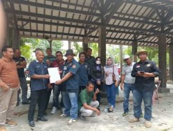 Wartawan Way Kanan Kumpul di Taman Pelangi Siapkan Unras Damai