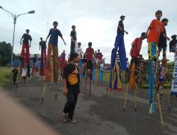 Kesenian Anggrong/kaki Panjang Didesa weru plered kota cirebon