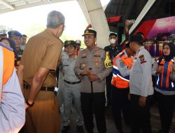 Kapolres Cirebon Kota Bersama Forkopimda Gelar Rampcheck di Terminal Tipe A Harjamukti