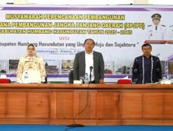 Bupati Humbahas Dosmar Banjarnhor buka Musrenbang RPJPD Tahun 2025/2045