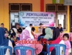 Pemdes Talang Babatan adakan Pembagian BLT-DD di TA 2024, Berjalan dengan Lancar