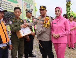 Forkopimda bersama Kapolres Humbahas tinjau Pos Pam dan Pos Pelayanan Ketupat Toba 2024