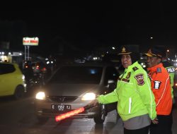 Kapolresta Cirebon Pimpin Patroli Pengamanan dan Pengaturan Arus Lalu Lintas Antisipasi Dam