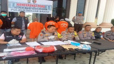 Polres Tanjab Barat ungkap Komplotan Curanmor, Pelaku Anak Dibawah Umur