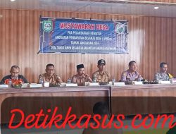 Desa Tangsi Duren adakan Musyawarah Pra Pelaksanaan Kegiatan di Tahun 2024,  Berjalan dengan Lancar