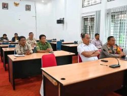 Bupati bersama Kapolres Humbahas ikuti Acara Penandatanganan Nota Kesepahaman Antara Kementan dan Kepolisian RI Melalui Vidcon