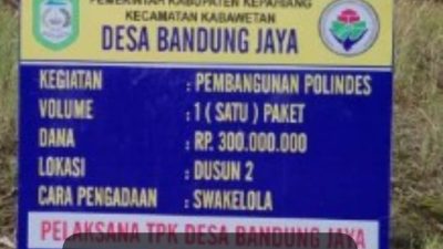 Pemdes Bandung Jaya mulai Bangun Gedung Polindes di TA 2024