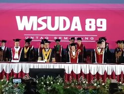 830 Mahasiswa Universitas 17 Agustus 1945 Semarang Diwisuda ke-89 Periode I Tahun Akademik 2023/2024