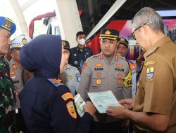 Kapolres Cirebon Kota Bersama Forkopimda Gelar Rampcheck di Terminal Tipe A Harjamukti