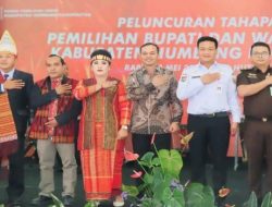 Wakil Bupati Humbahas ikuti Acara Peluncuran Tahapan Pemilukada 2024