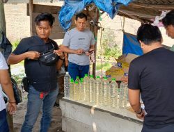 Operasi Pekat Satresnarkoba Polresta Cirebon Sita Puluhan Botol Miras